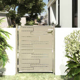 Garden Gate 100x120 cm Stainless Steel