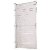 Garden Gate 100x175 cm Stainless Steel