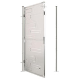 Garden Gate 100x175 cm Stainless Steel - 45-Degree Angle