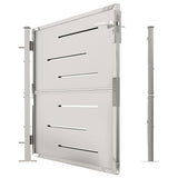 Garden Gate 100x100 cm Stainless Steel - 45-Degree Angle