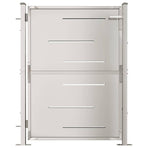 Garden Gate 100x120 cm Stainless Steel