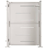 Garden Gate 100x120 cm Stainless Steel - Front View