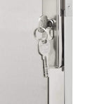 Garden Gate 100x120 cm Stainless Steel