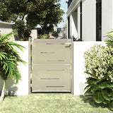 Garden Gate 100x120 cm Stainless Steel