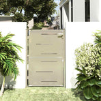 Garden Gate 100x145 cm Stainless Steel