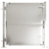 Garden Gate 100x100 cm Stainless Steel - Front View
