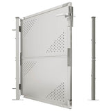 Garden Gate 100x100 cm Stainless Steel - 45-Degree Angle