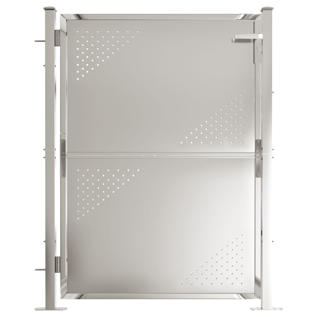 Garden Gate 100x120 cm Stainless Steel