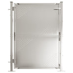 Garden Gate 100x120 cm Stainless Steel