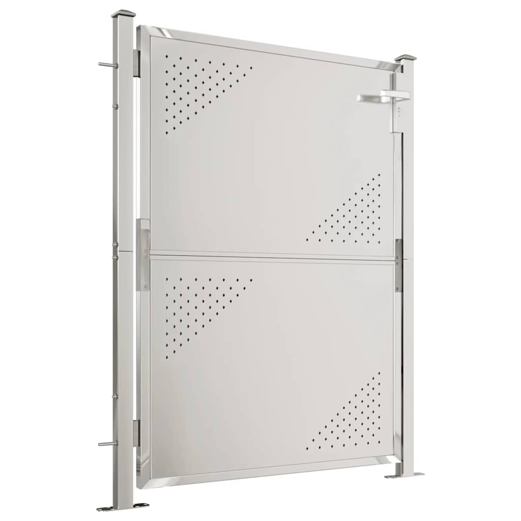 Garden Gate 100x120 cm Stainless Steel