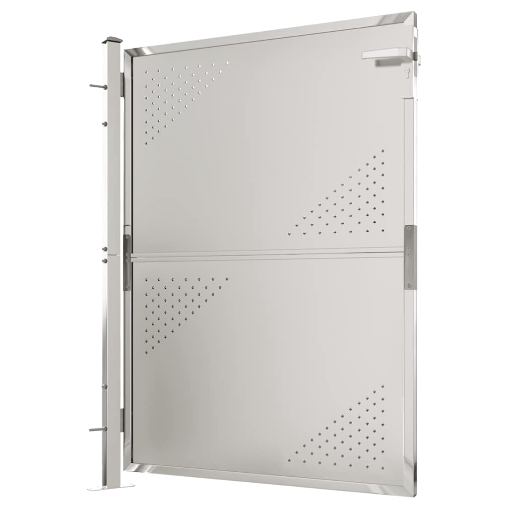 Garden Gate 100x120 cm Stainless Steel