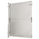 Garden Gate 100x120 cm Stainless Steel - Top-Down View