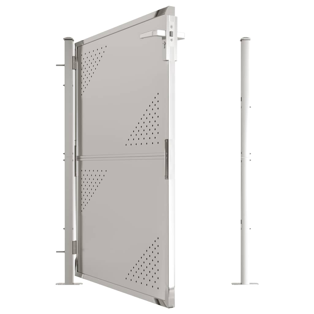 Garden Gate 100x120 cm Stainless Steel