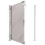 Garden Gate 100x120 cm Stainless Steel
