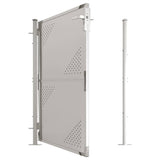 Garden Gate 100x120 cm Stainless Steel - 45-Degree Angle
