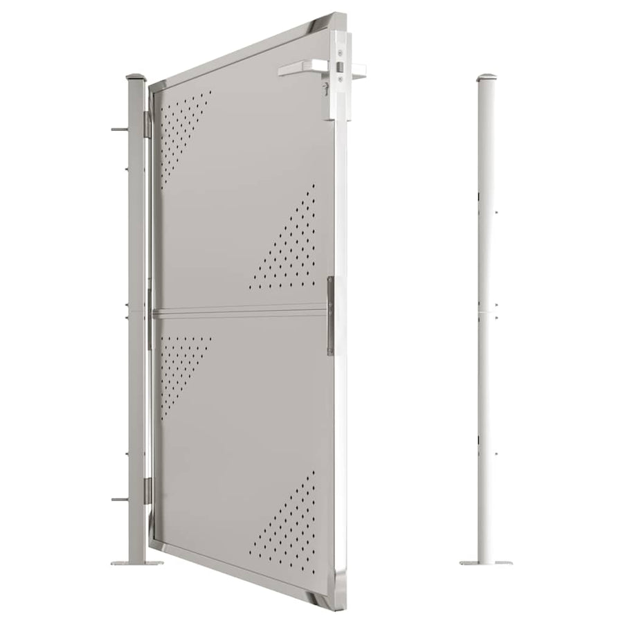 Garden Gate 100x120 cm Stainless Steel