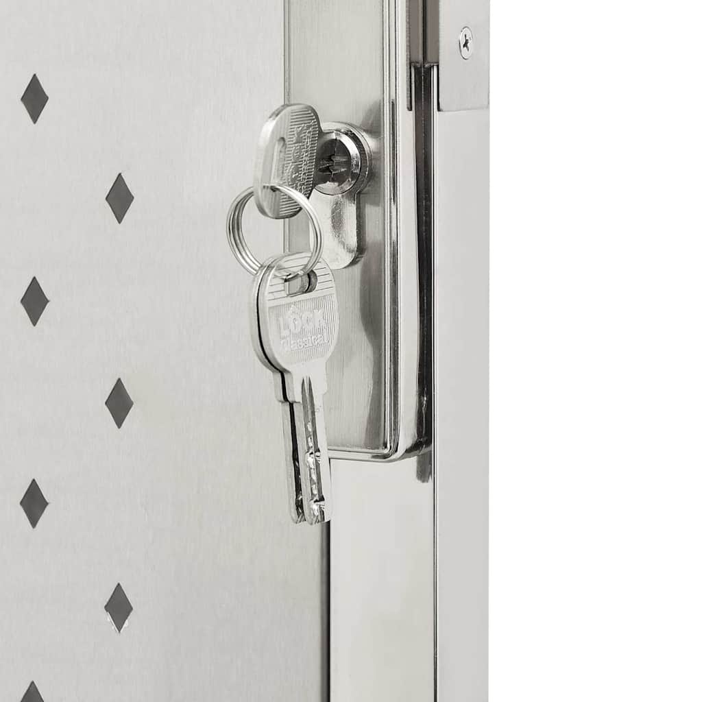 Garden Gate 100x175 cm Stainless Steel