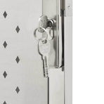 Garden Gate 100x175 cm Stainless Steel
