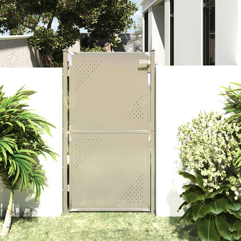 Garden Gate 100x175 cm Stainless Steel