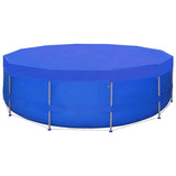 Pool Covers 2 pcs PE Round 460 cm 90 g/m² - Front View