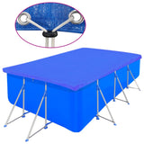 Pool Covers 2 pcs PE Rectangular 90 g/sqm 540x270 cm - Side View