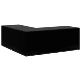 Garden Furniture Covers 2 pcs L-Shaped 12 Eyelets 250x250x90 cm - Top-Down View