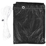 Garden Furniture Covers 2 pcs 12 Eyelets 250x250x70 cm - Top-Down View
