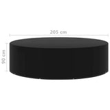 Garden Furniture Covers 2 pcs 10 Eyelets 205x90 cm - 45-Degree Angle