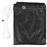 Swing Bench Covers 2 pcs 6 Eyelets 135x105x175 cm - Rear View