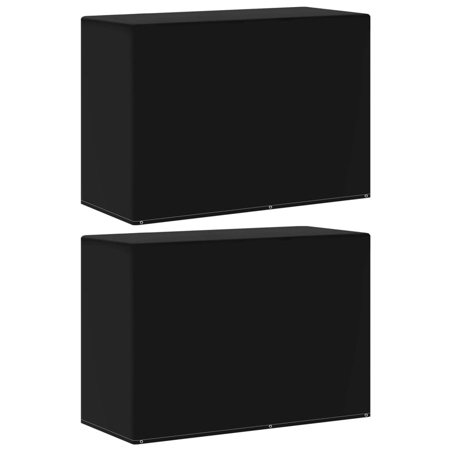 Garden Furniture Covers 2pcs 6Eyelets for Gas BBQs 180x80x125cm