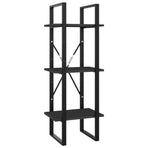 5-Tier Book Cabinet Grey 40x30x175 cm Engineered Wood