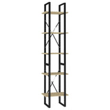 5-Tier Book Cabinet Sonoma Oak 40x30x175 cm Engineered Wood