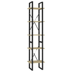 5-Tier Book Cabinet Sonoma Oak 40x30x175 cm Engineered Wood