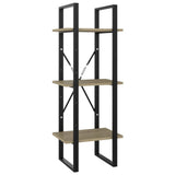 5-Tier Book Cabinet Sonoma Oak 40x30x175 cm Engineered Wood - 45-Degree Angle