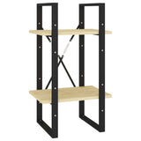 5-Tier Book Cabinet 40x30x175 cm Pinewood - Top-Down View
