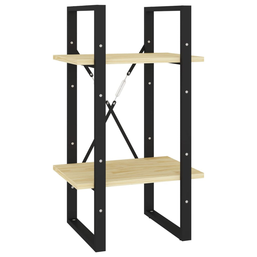 5-Tier Book Cabinet 40x30x175 cm Solid Wood Pine