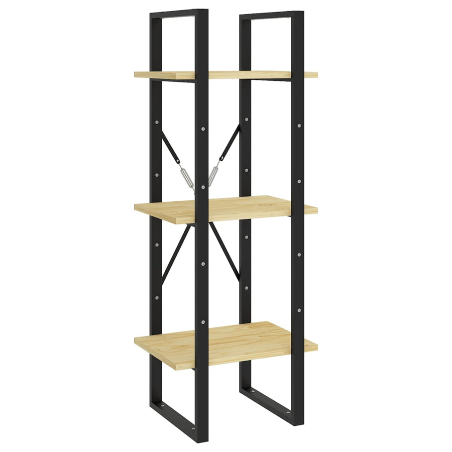 5-Tier Book Cabinet 40x30x175 cm Solid Wood Pine