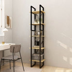 5-Tier Book Cabinet 40x30x175 cm Solid Wood Pine