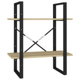 5-Tier Book Cabinet Sonoma Oak 60x30x175 cm Engineered Wood