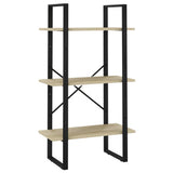 5-Tier Book Cabinet Sonoma Oak 60x30x175 cm Engineered Wood - 45-Degree Angle