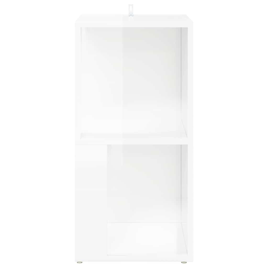 Corner Cabinet High Gloss White 33x33x67 cm Engineered Wood