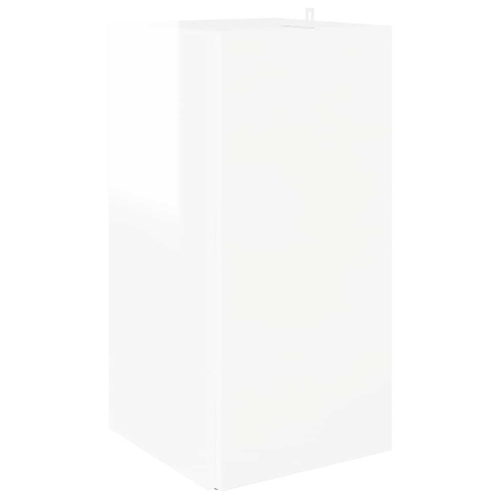 Corner Cabinet High Gloss White 33x33x67 cm Engineered Wood