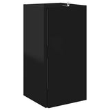 Corner Cabinet High Gloss Black 33x33x67 cm Engineered Wood