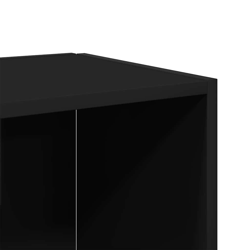 Corner Cabinet High Gloss Black 33x33x67 cm Engineered Wood