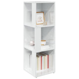 Corner Cabinet High Gloss White 33x33x100 cm Engineered Wood - Top-Down View