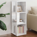 Corner Cabinet High Gloss White 33x33x100 cm Engineered Wood