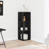 Corner Cabinet High Gloss Black 33x33x100 cm Engineered Wood