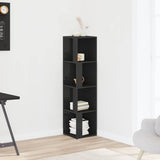 Corner Cabinet High Gloss Grey 33x33x132 cm Engineered Wood