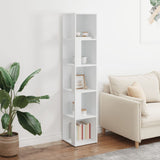 Corner Cabinet White 33x33x164.5 cm Engineered Wood - Side View