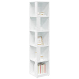 Corner Cabinet White 33x33x164.5 cm Engineered Wood - Top-Down View